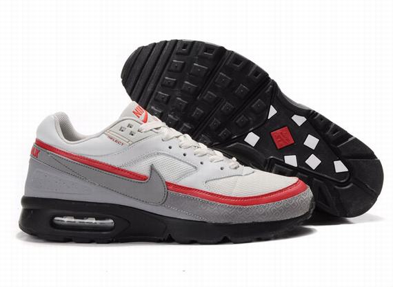 New Men\'S Nike Air Max Gray/White/Red